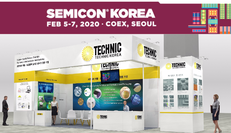 technic Semiconductor Fabrication Packaging Chemistry at Semicon Korea