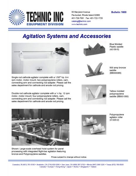 Agitation Systems and Accessories