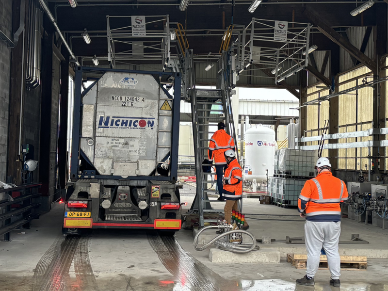 First chemical trucks arrive at Technic Amiens Facility