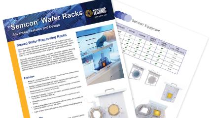 Technic Semcon Wafer Plating Racks